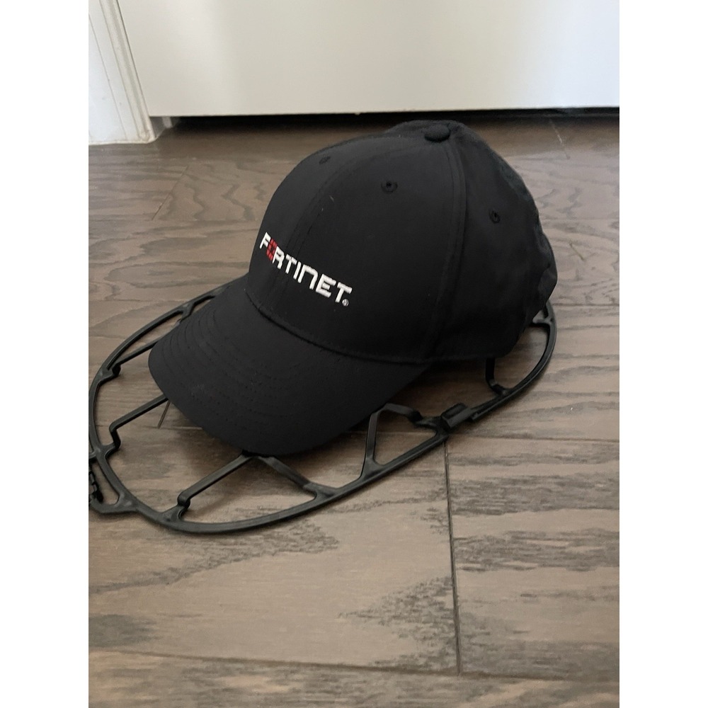 Fortinet Dad Hat Black Nike Golf Dri Fit Legscy91 Adjustable Strap - Picture 4 of 5